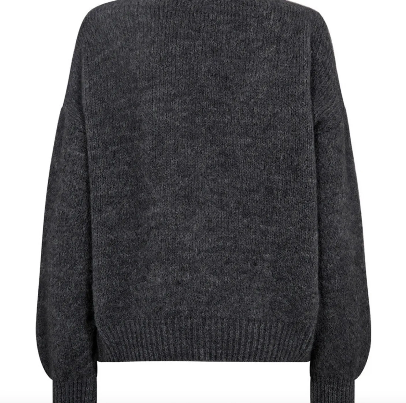 Alpaca cardigan Depeche - Grey Melange