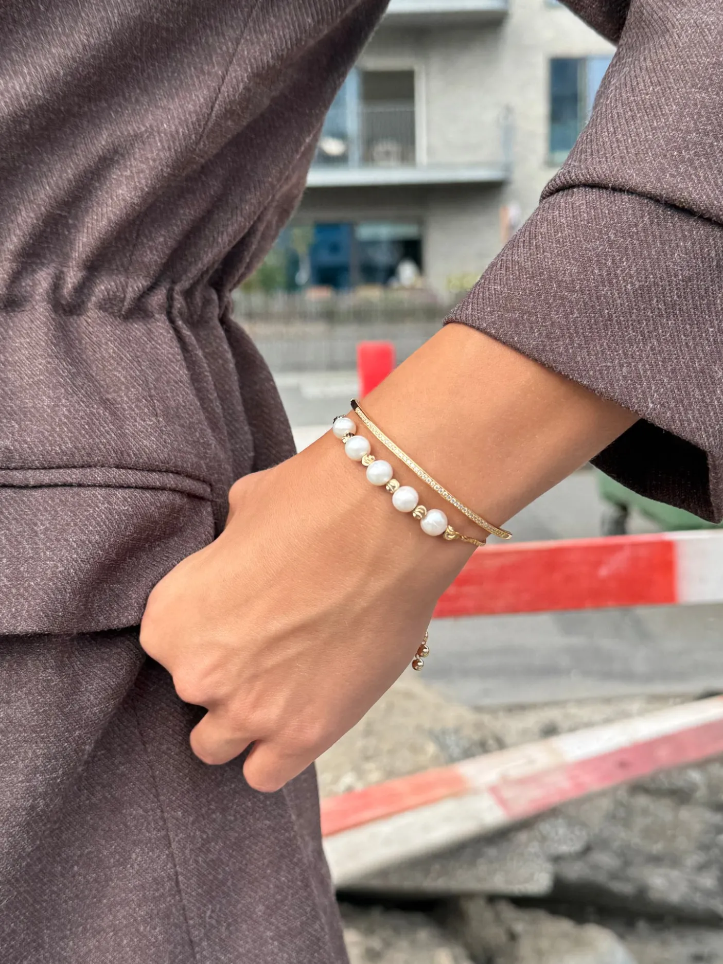 Armbånd Alba forgyldt