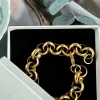 Armbånd Caroline forgyldt