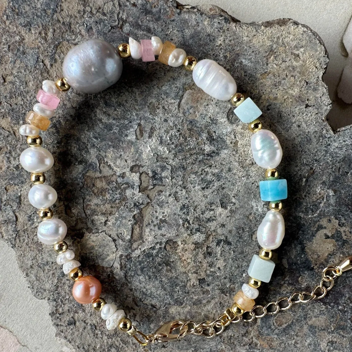 Armbånd Eloise 18K forgyldt