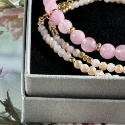 Armbånd GISELE Rose – Sæt med 3 stk