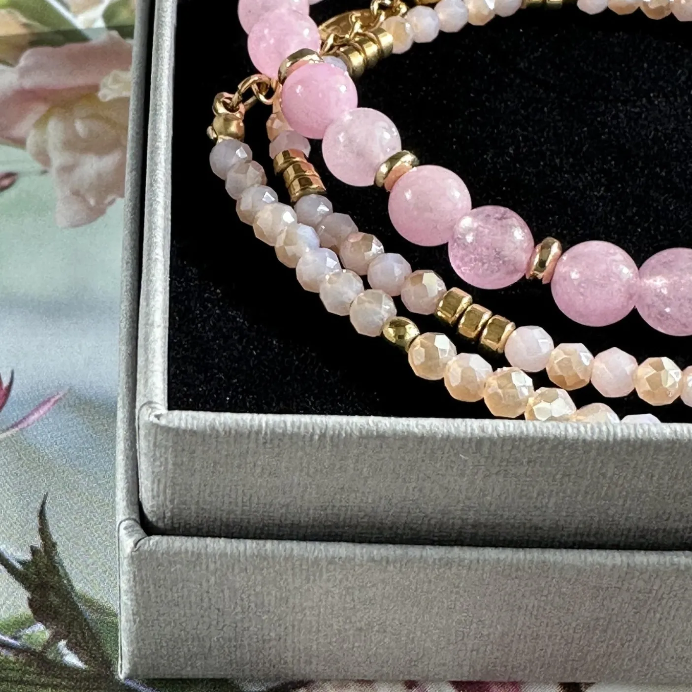 Armbånd GISELE Rose – Sæt med 3 stk