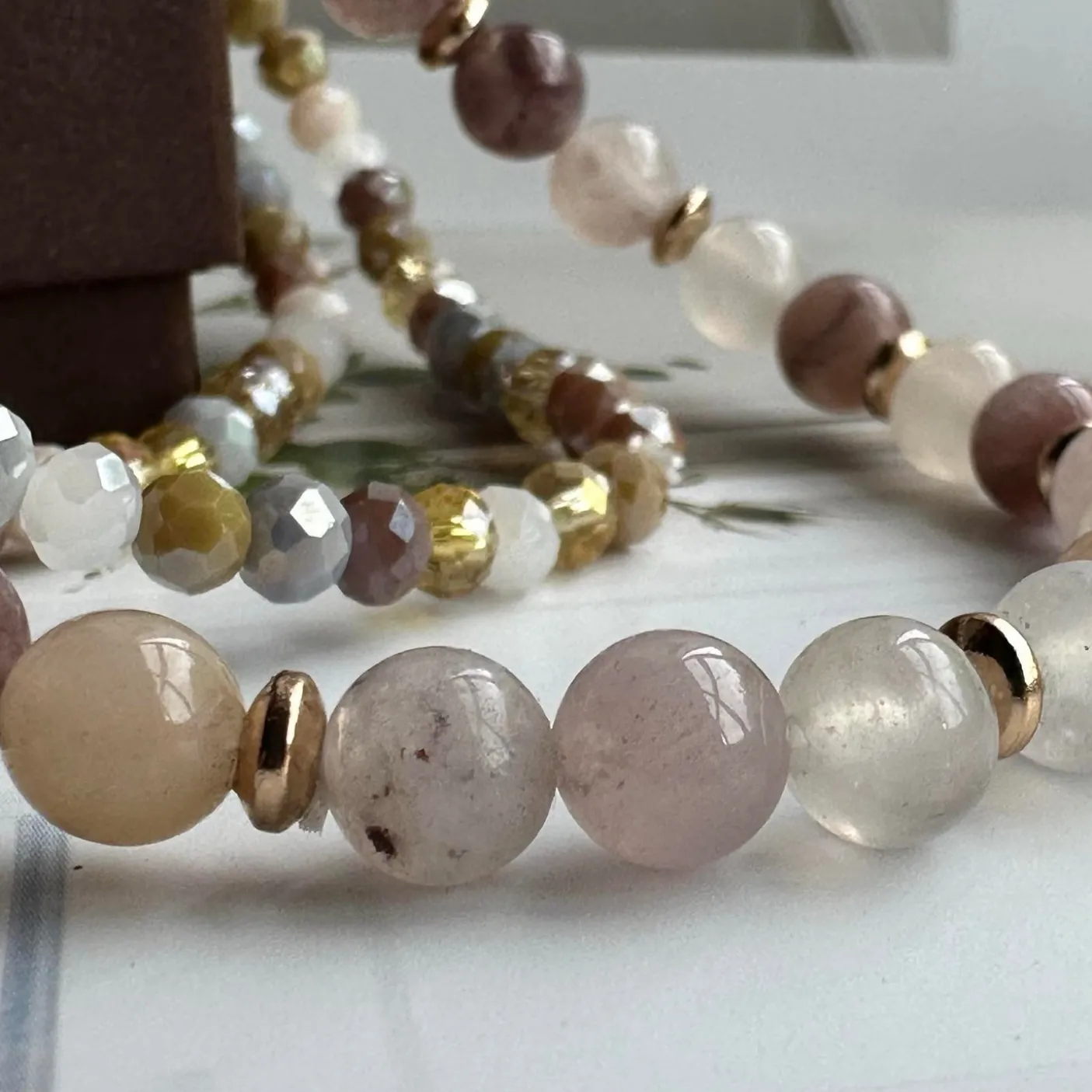 Armbånd Luna Blush Mix – Sæt med 3 stk