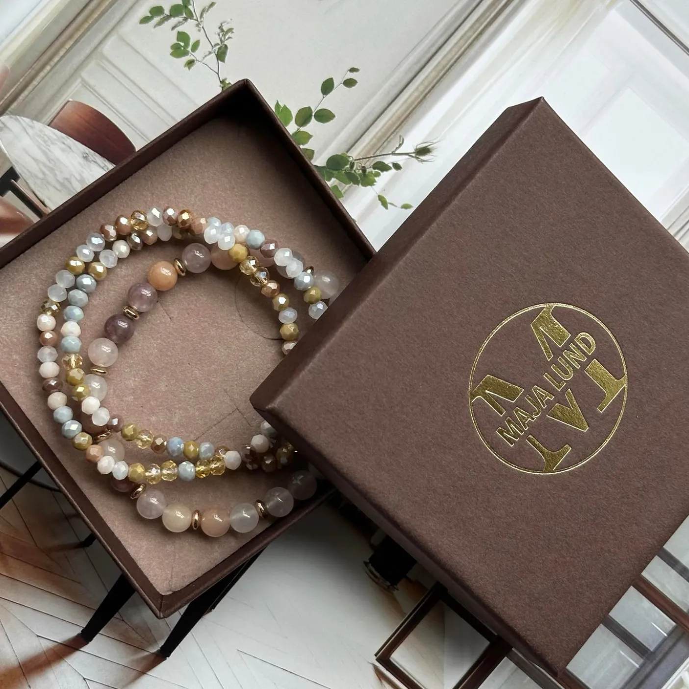 Armbånd Luna Blush Mix – Sæt med 3 stk