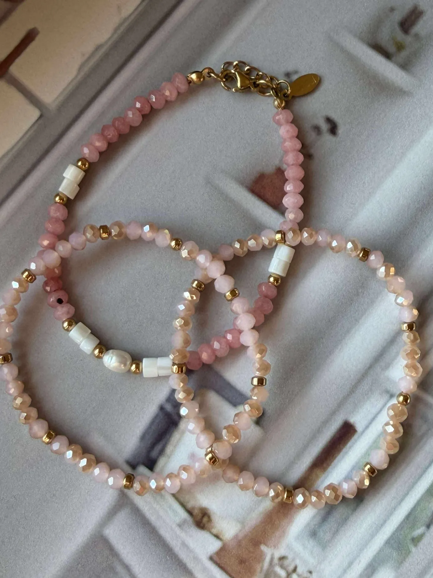 Armbånd Sarabella Soft Rose – Sæt med 3 stk