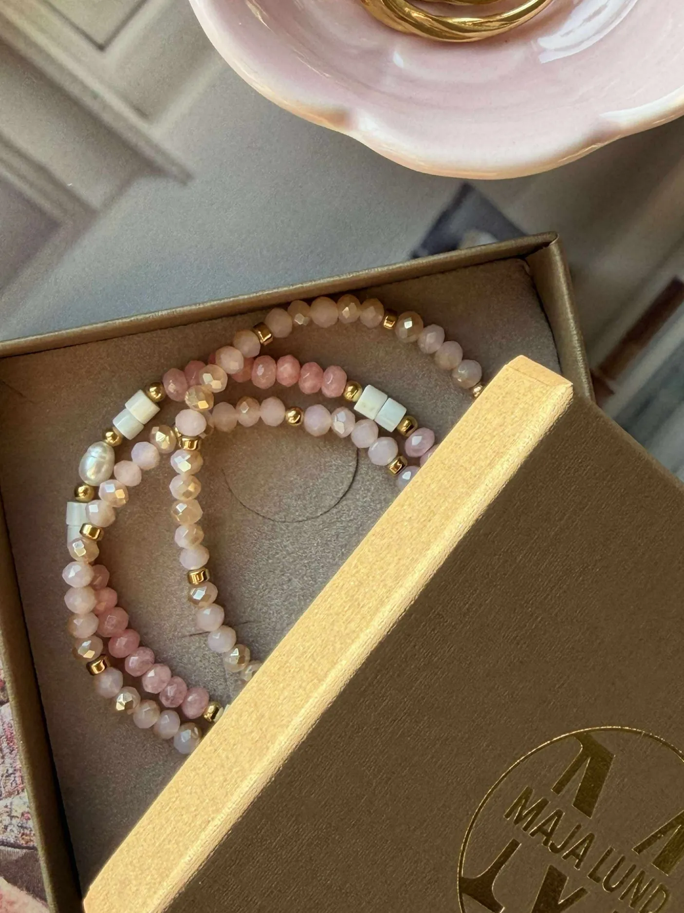 Armbånd Sarabella Soft Rose – Sæt med 3 stk