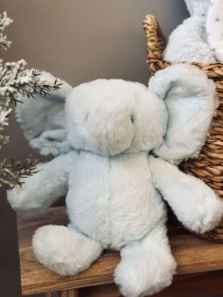 Bamse Elefant 25cm - Lyseblå