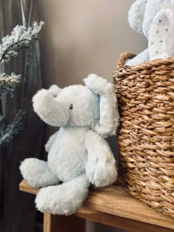 Bamse Elefant 25cm - Lyseblå