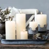 Bloklys i offwhite – 9 x 15cm
