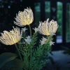 Blomst med solceller - Spider Lili hvid