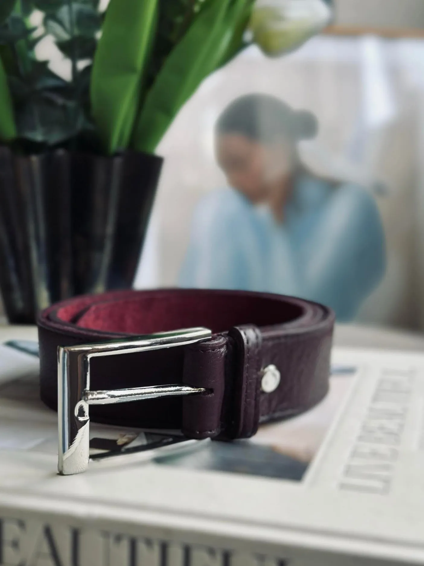 Bælte 3,5 cm - OX blood