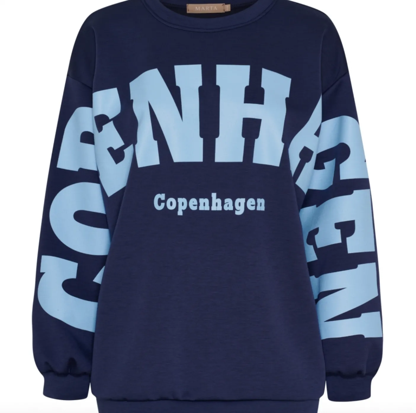 Bluse Hibiscus - Navy / sky