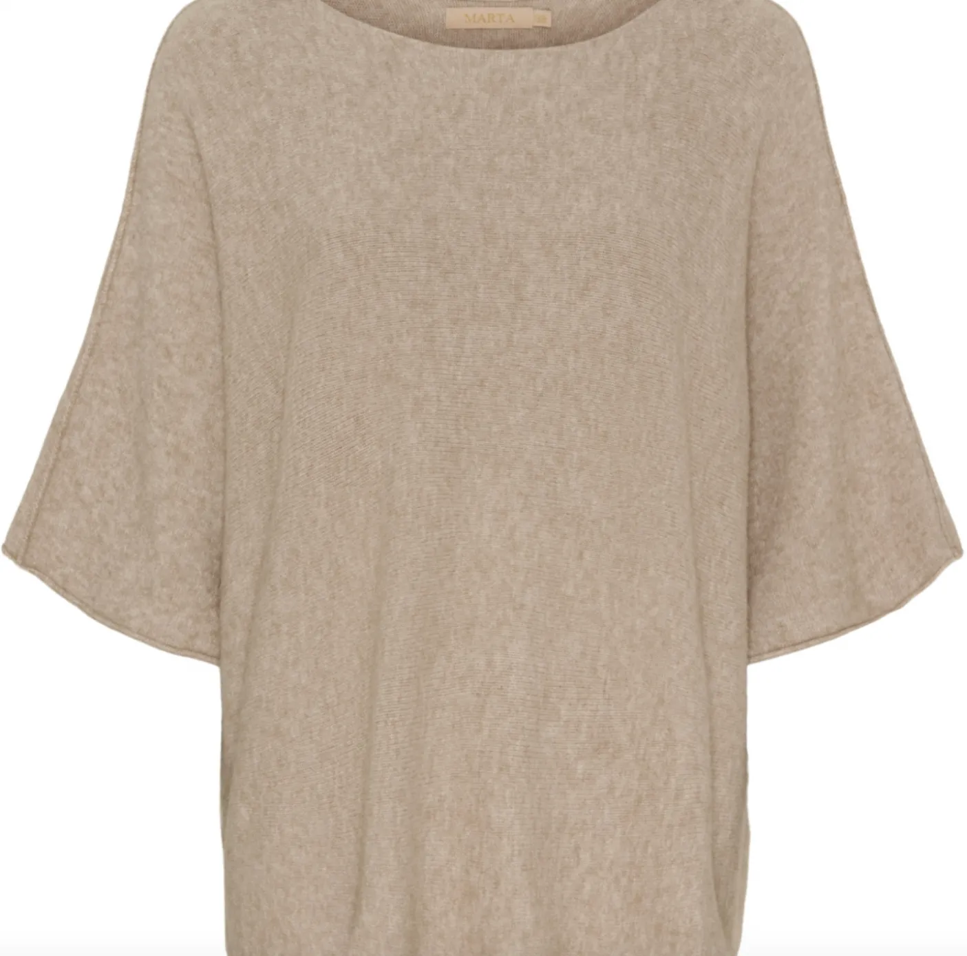 Bluse Sia medium beige – Oversize