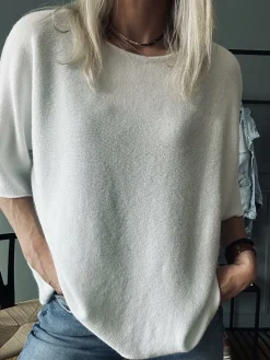 Bluse Sia white – Oversize