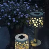 Bordlampe med solceller - Lys beige