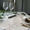 Bordløber Jul - 40x140 cm - Beige