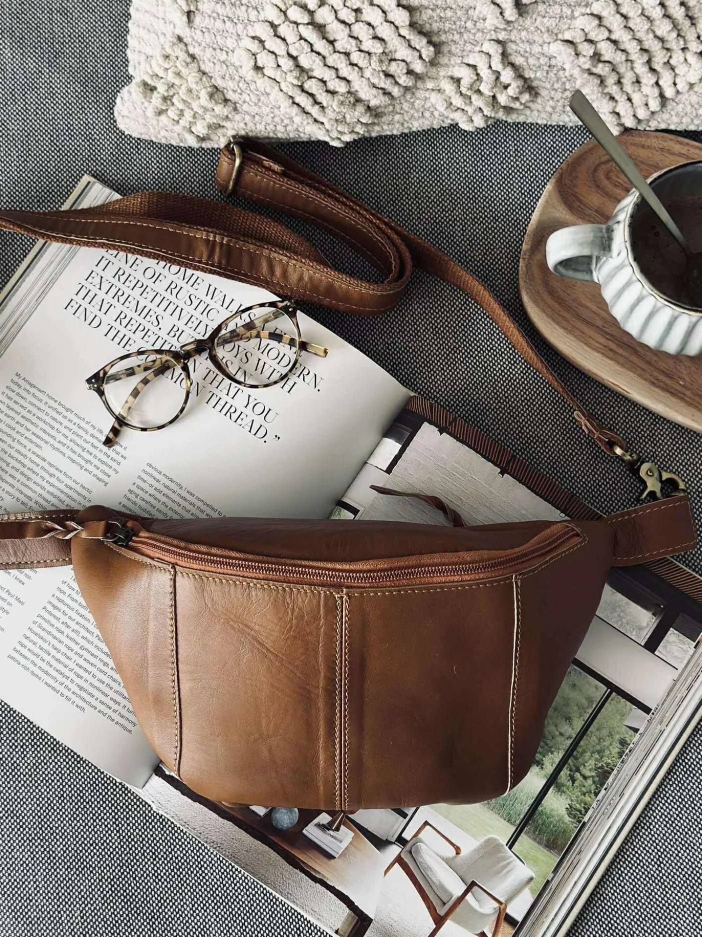 Bumbag Anna - Cognac