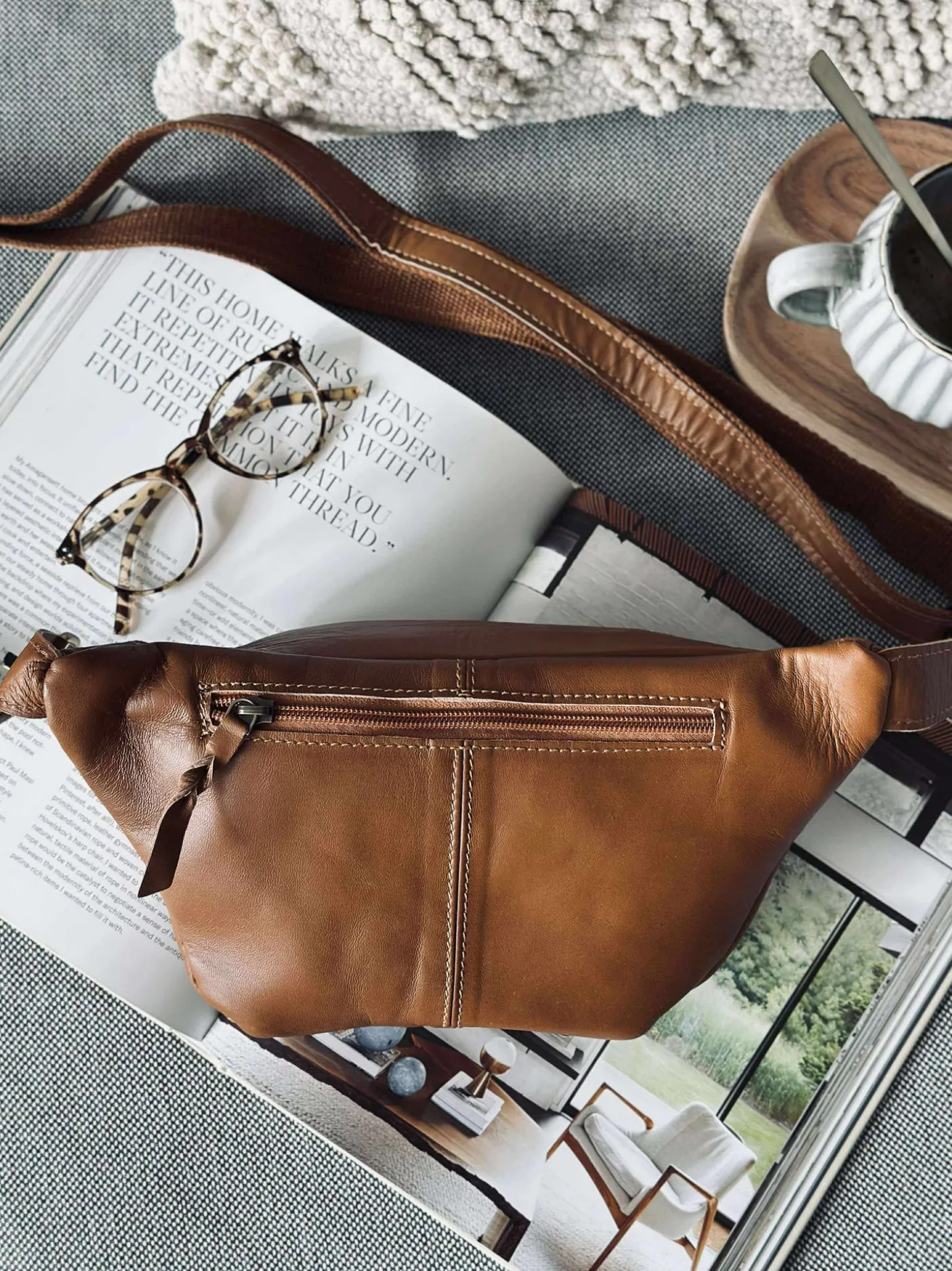 Bumbag Anna - Cognac