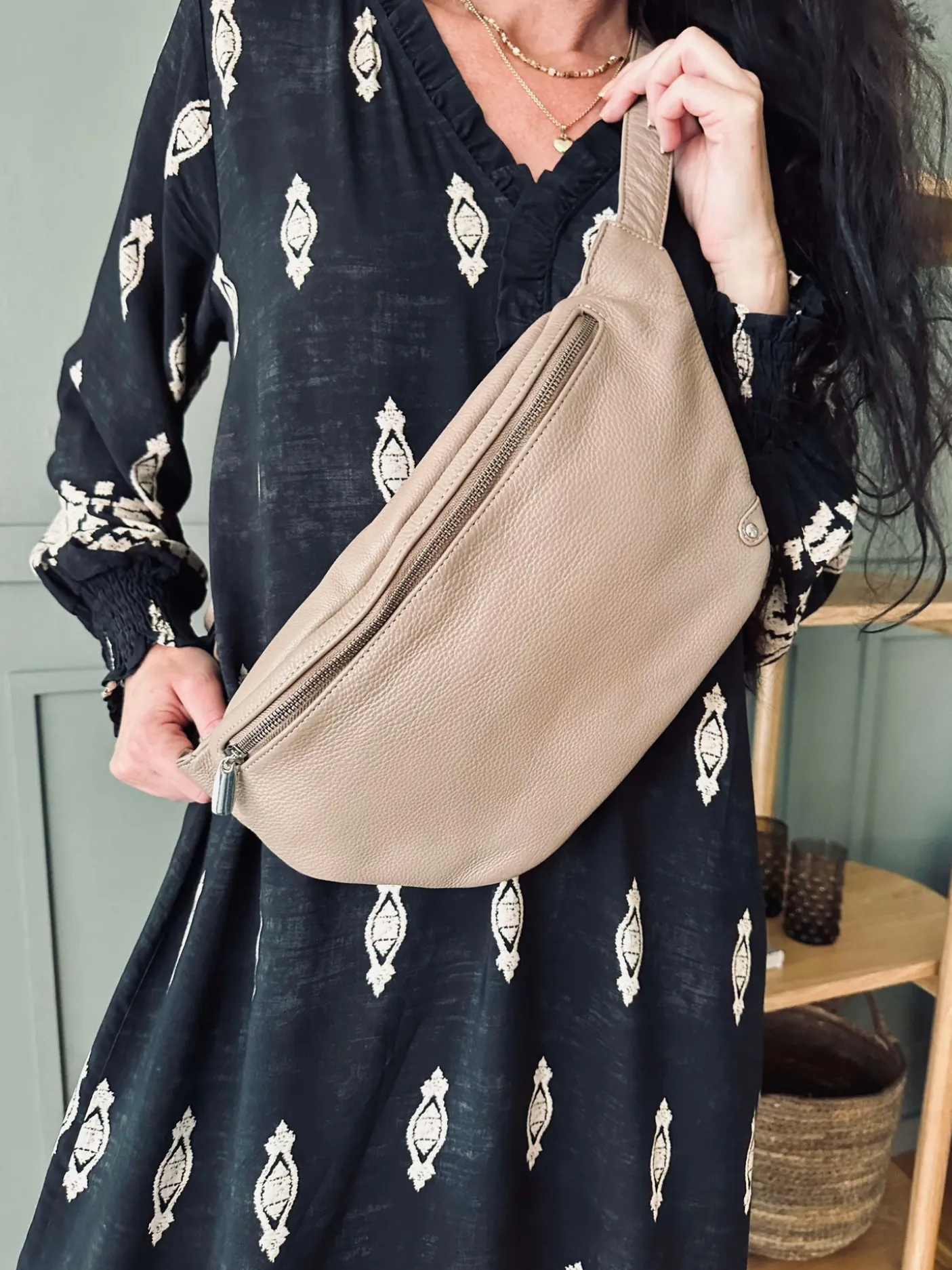 Bumbag Aura Big Dusty Taupe