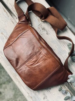 Bumbag JUNE - Dark cognac