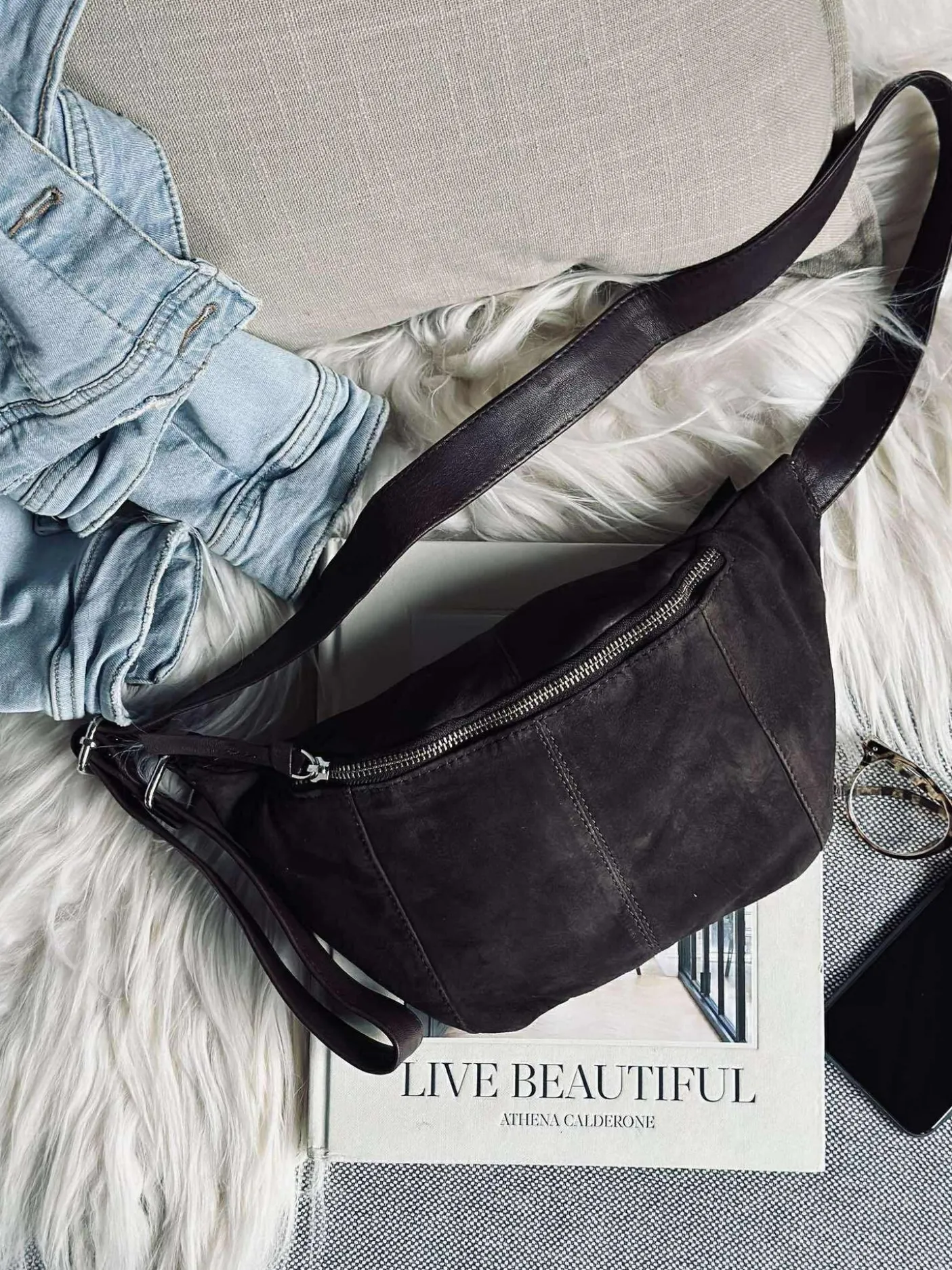 Bumbag JUNE Ruskind - Coffee Brown