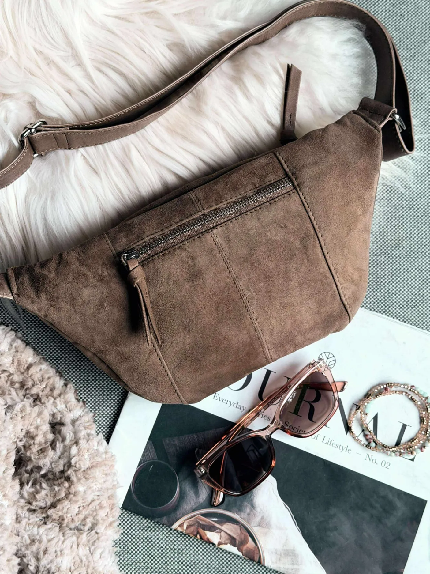 Bumbag JUNE Ruskind - Nude brown