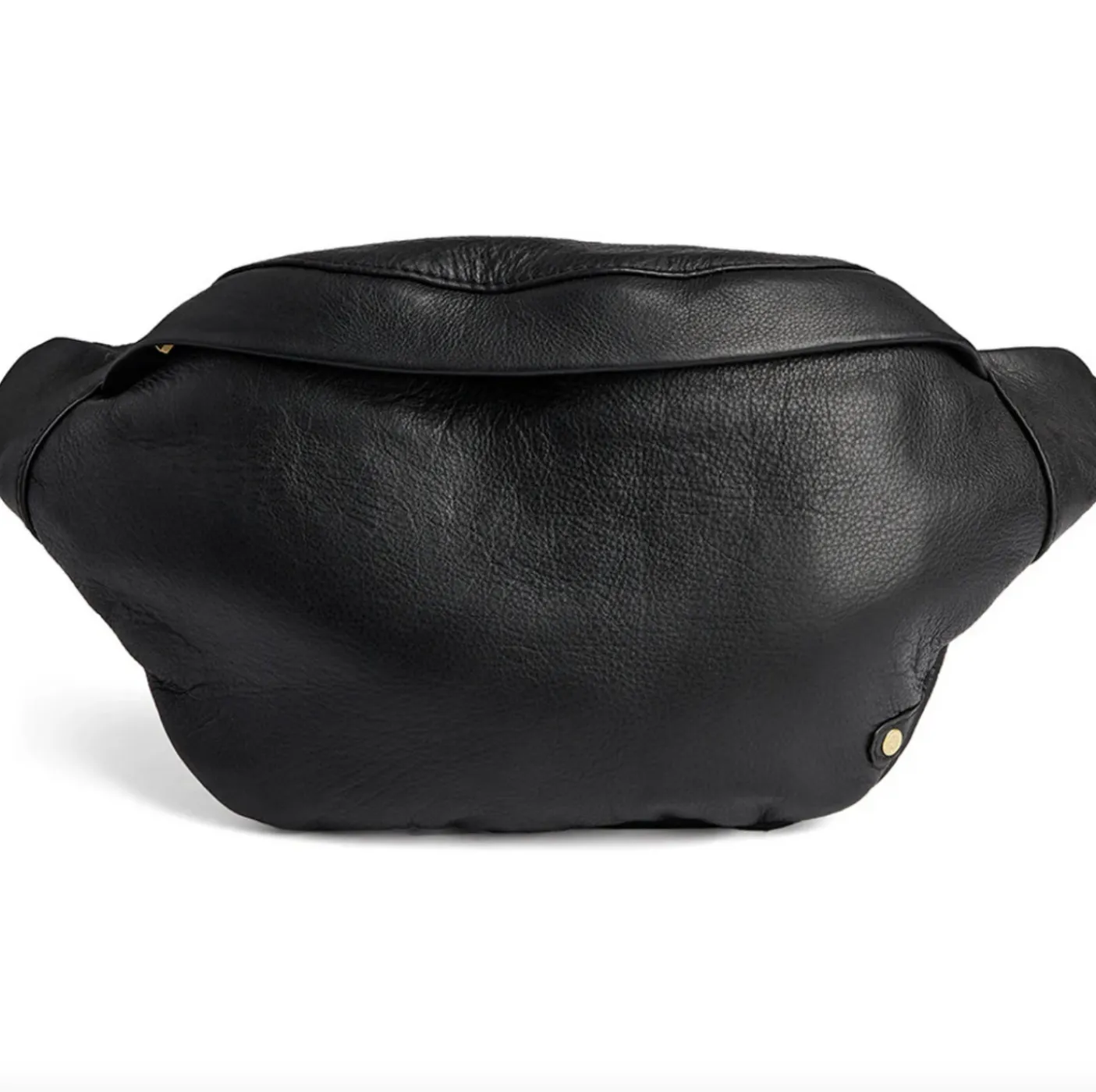 Bumbag med guldkæde på remmen