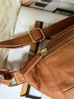 Bumbag Misse - Cognac / Gold