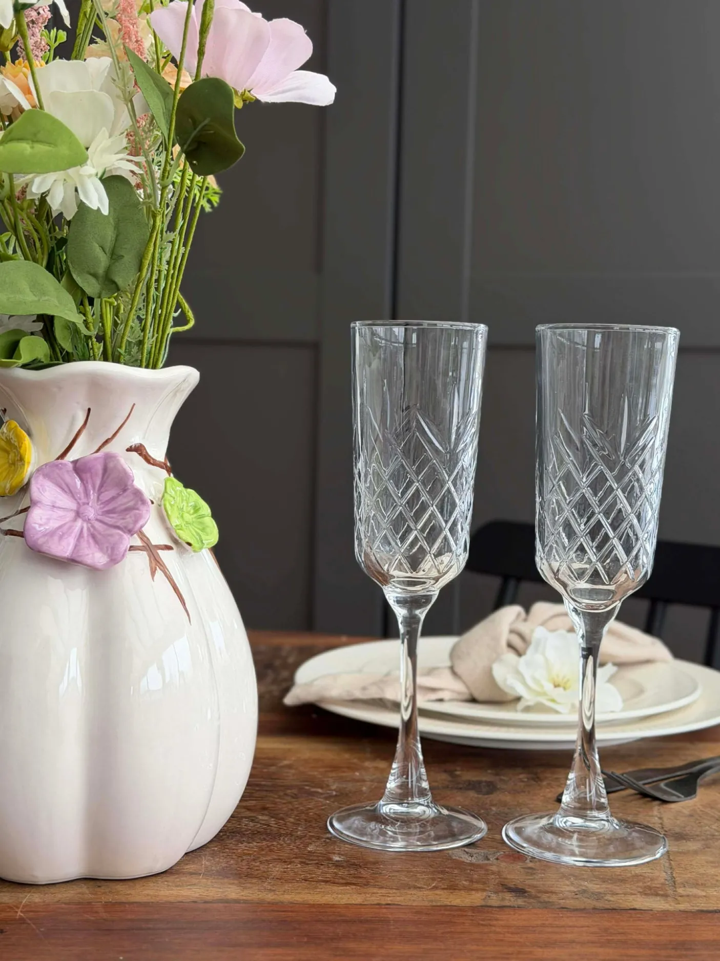 Chanpagne glas - 2 stk