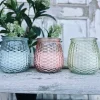 Citronella lys - Mix i farvet glas