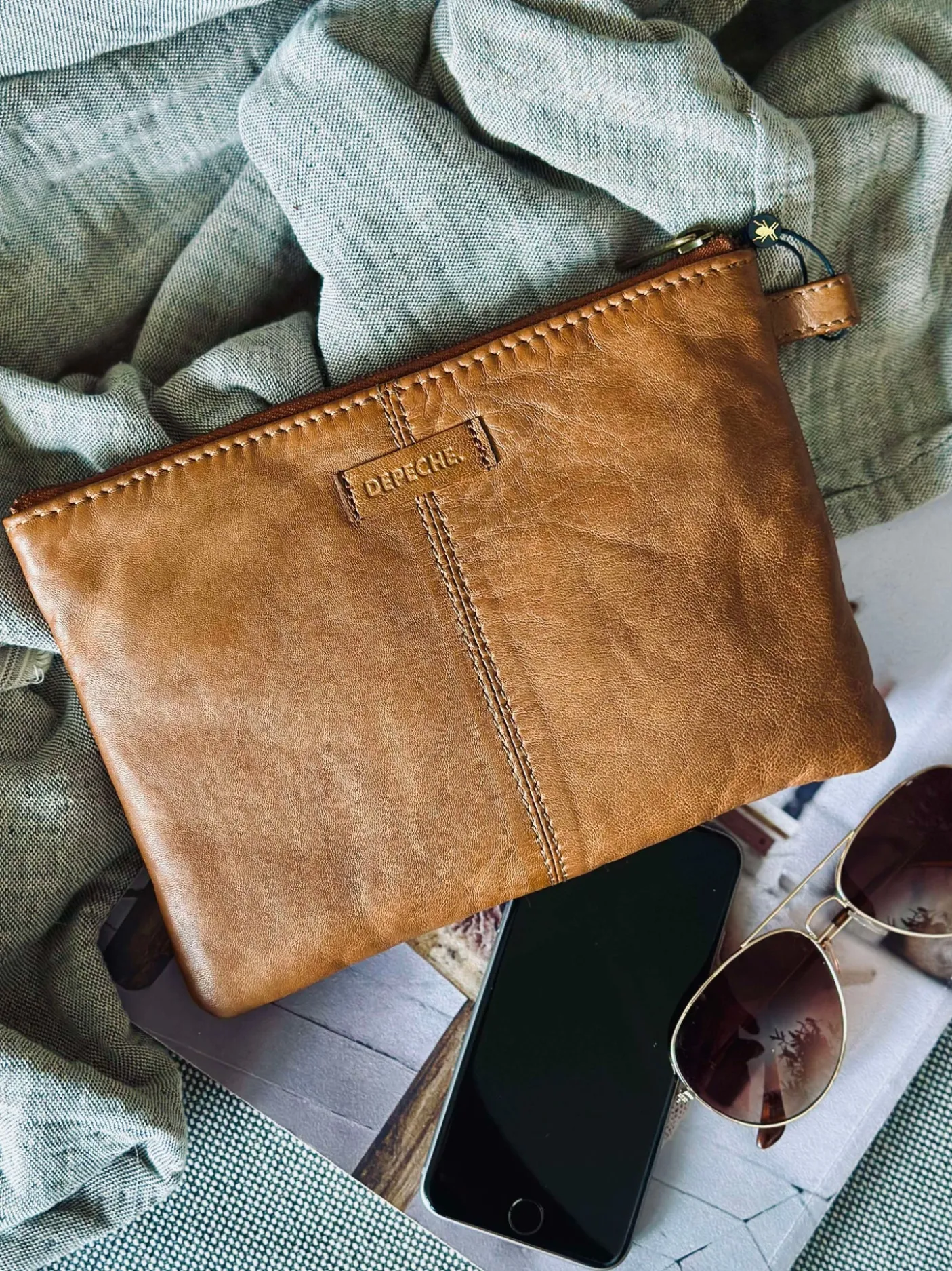 Clutch Alba - Cognac
