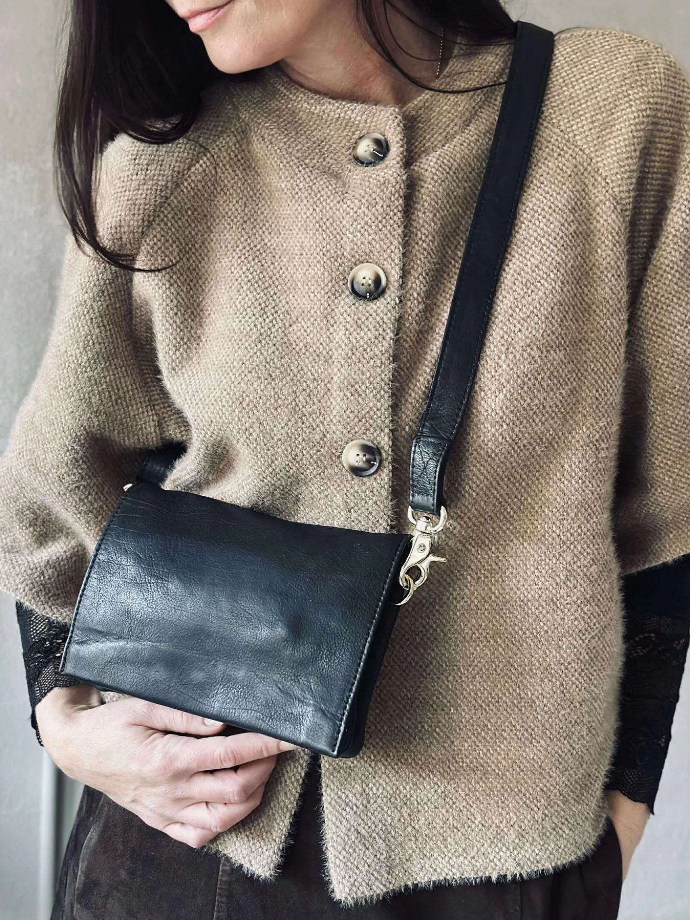 Clutch Black / gold