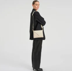 Clutch croco i skind - Sand