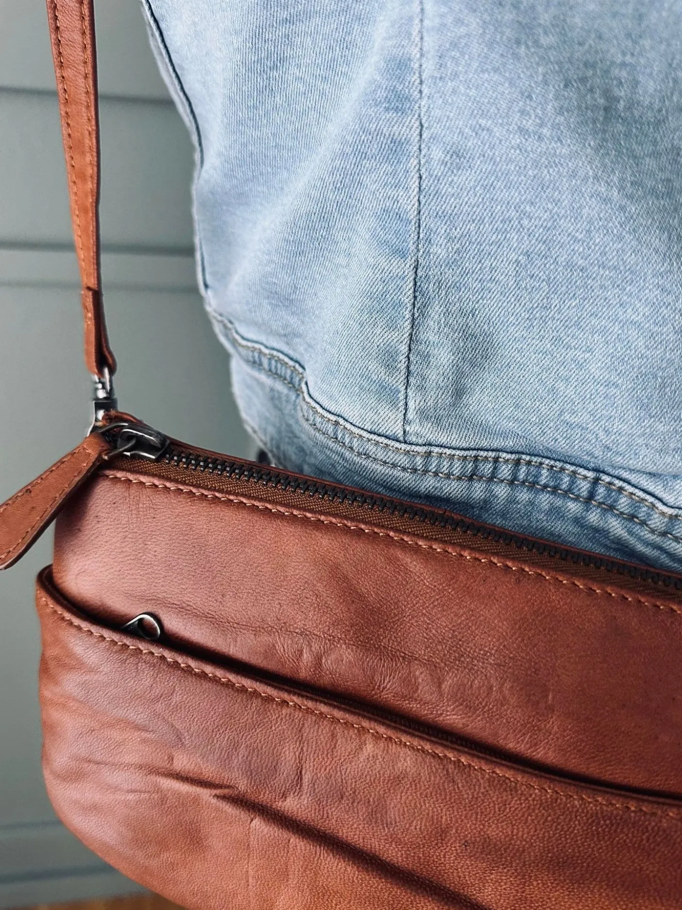 Clutch Jelva Cognac