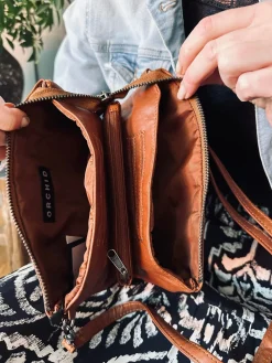 Clutch Jelva Cognac