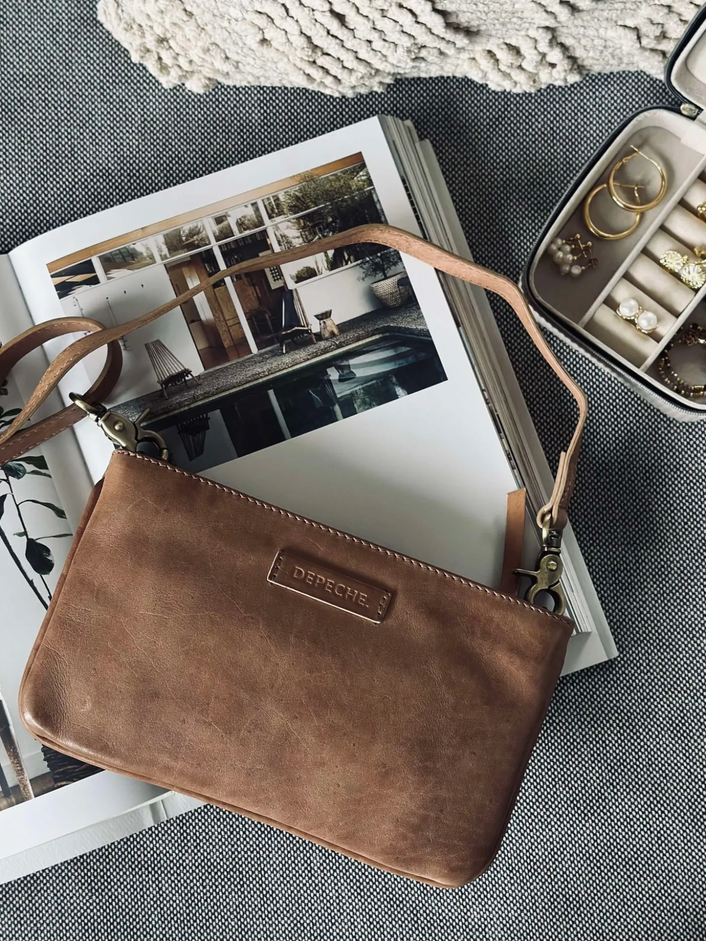 Clutch Lux Handmade - Camel
