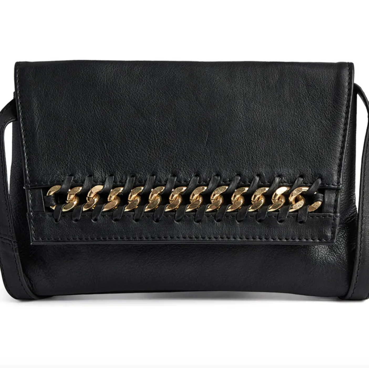 Clutch med guldkæde - Small