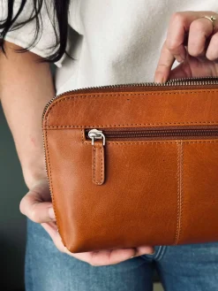 Clutch Minna Cognac