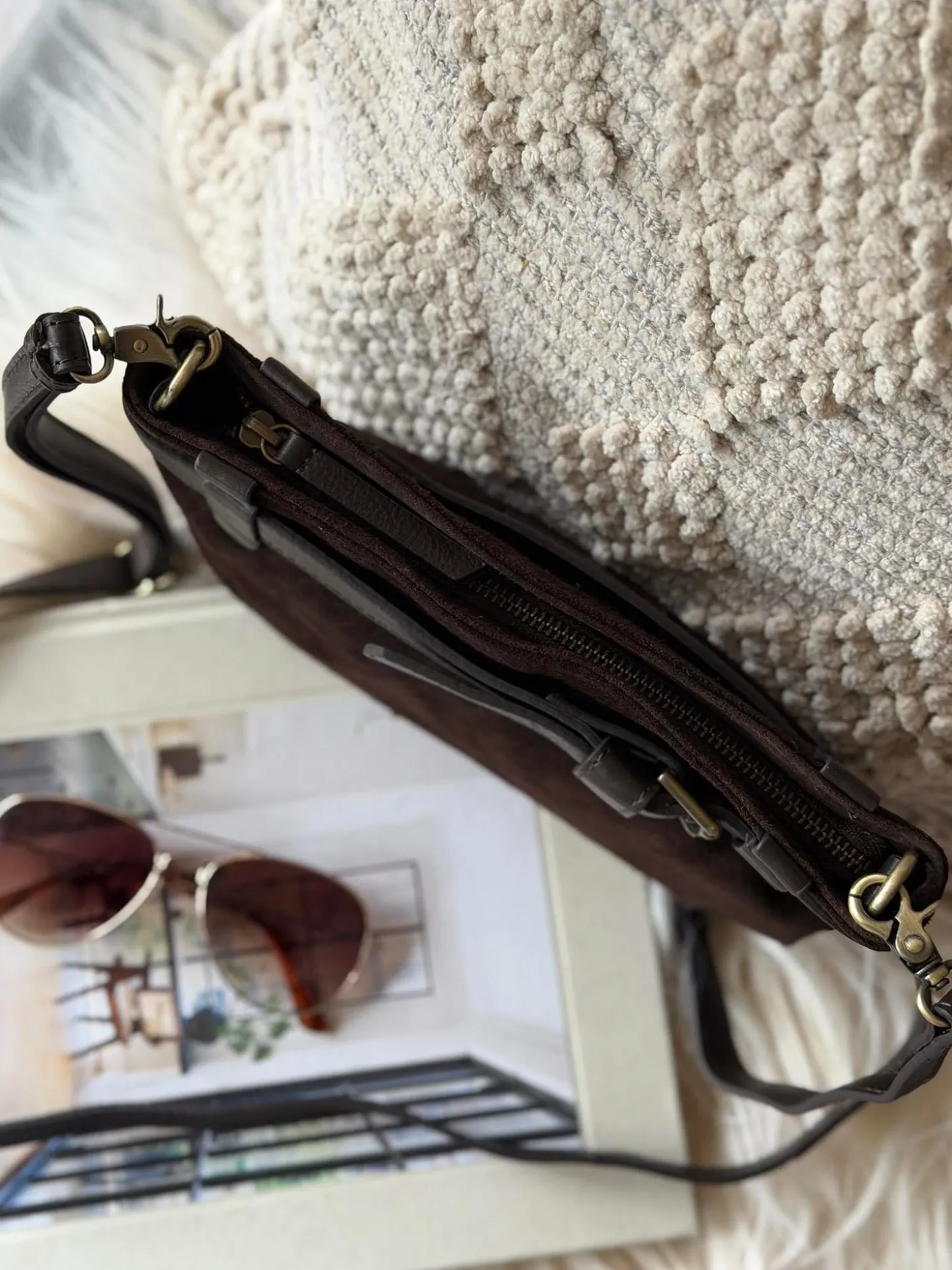 Clutch ruskind - Chocolate