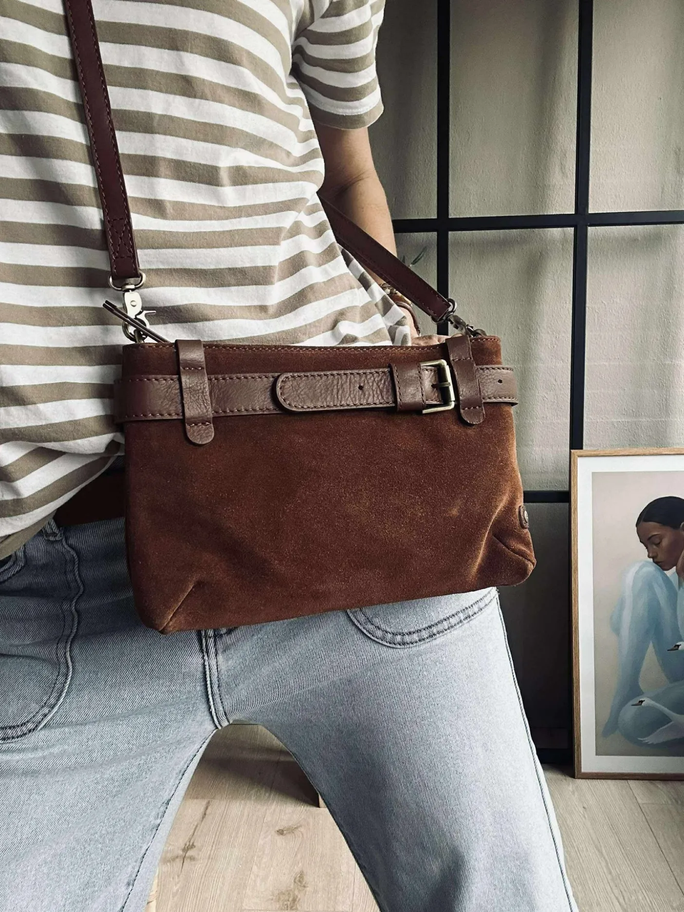 Clutch ruskind - Cognac