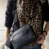 Clutch Selma- Black / gold
