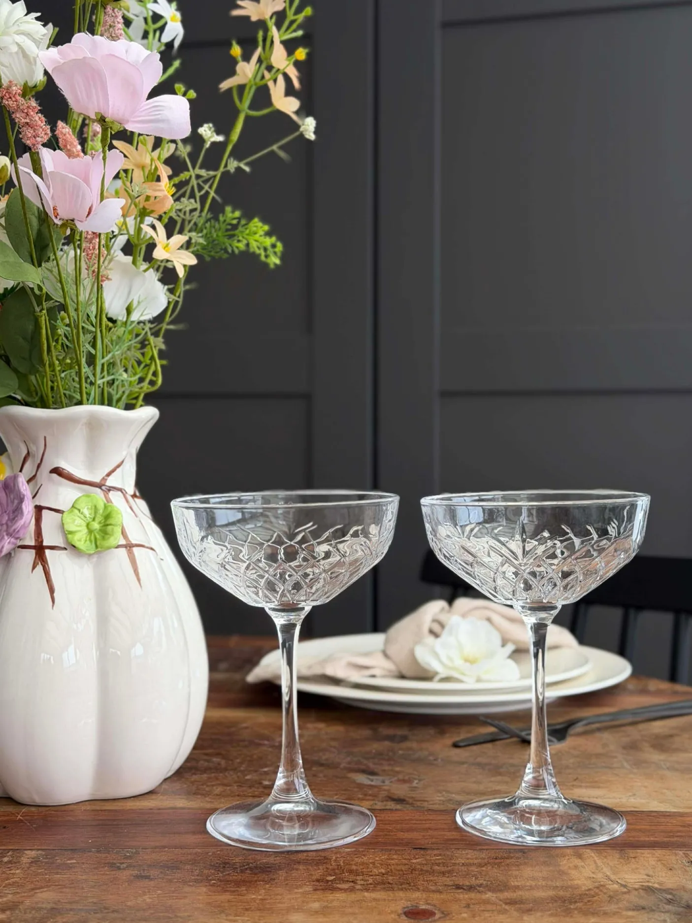 Cocktail glas - 2 stk