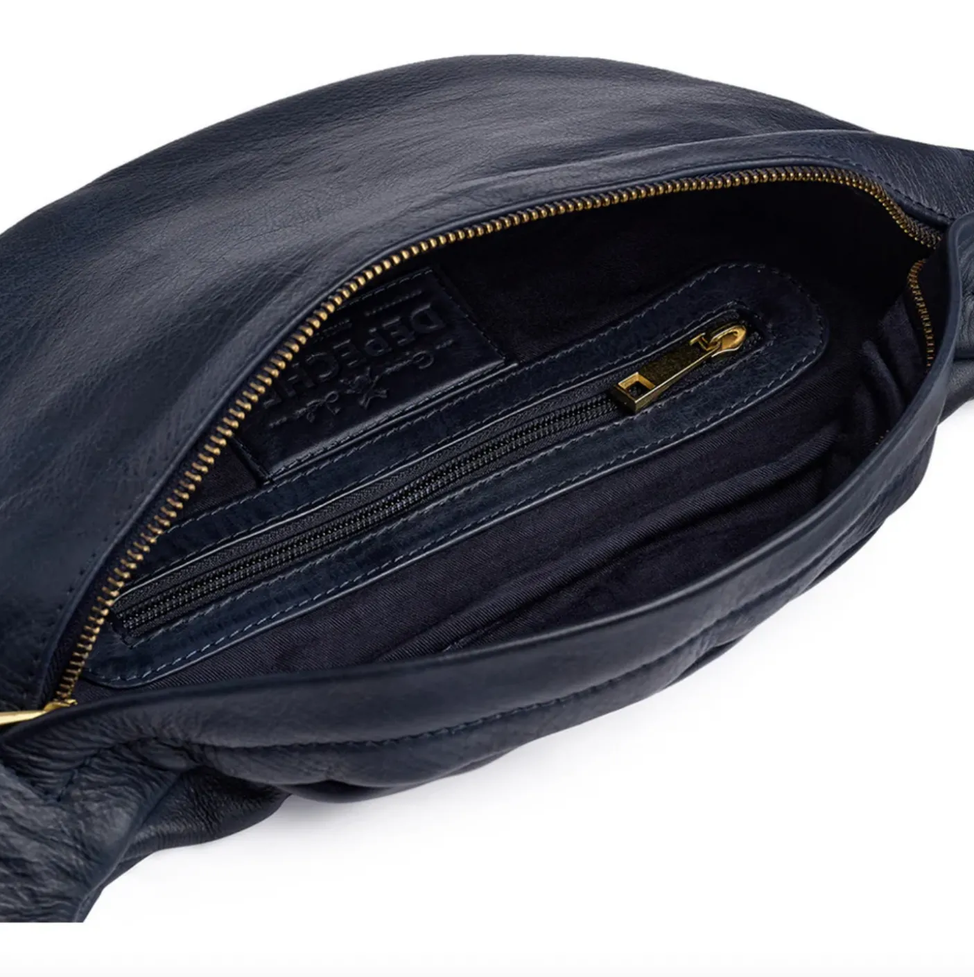 Cool Buffy Bumbag i smørblødt læder - Midnight Blue
