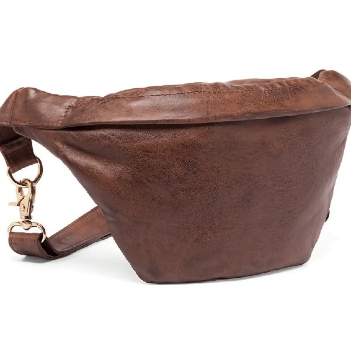 Cool Buffy Bumbag i smørblødt læder - Brandy