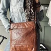 Crossbody Dina dark cognac