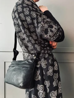 Crossbody Raw Boheme Medium – Black