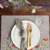 Dækkeserviet påske - Beige firkantet