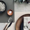 Dækkeserviet - Vendbar Beige / Taupe
