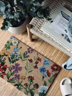Dørmåtte Flower