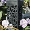 Fakkel med solceller – Black square